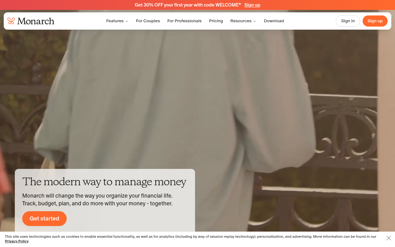Screenshot of Monarch Money: Your AI-Powered Personal Finance Command Center