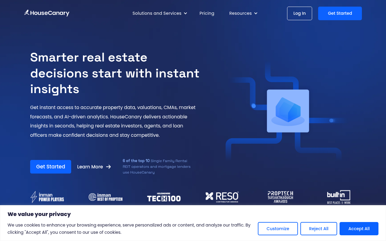 Screenshot of HouseCanary Review: AI-Powered Real Estate Insights