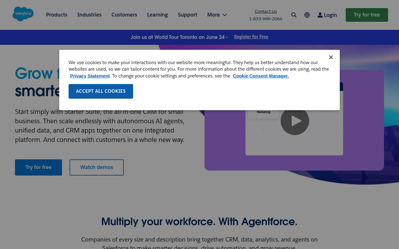 Screenshot of Salesforce Review: Empowering Businesses with AI-Powered CRM