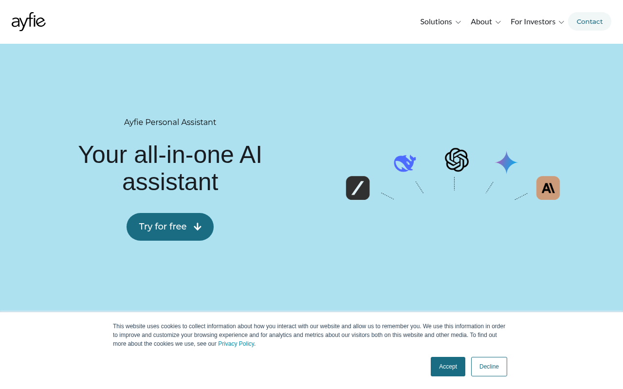 Screenshot of Ayfie: Your AI-Powered Document Assistant for Secure Summarization & Insights