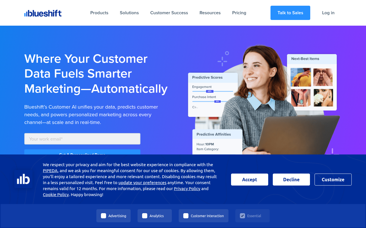 Screenshot of Blueshift Review: AI-Powered Marketing Automation for Personalized Experiences