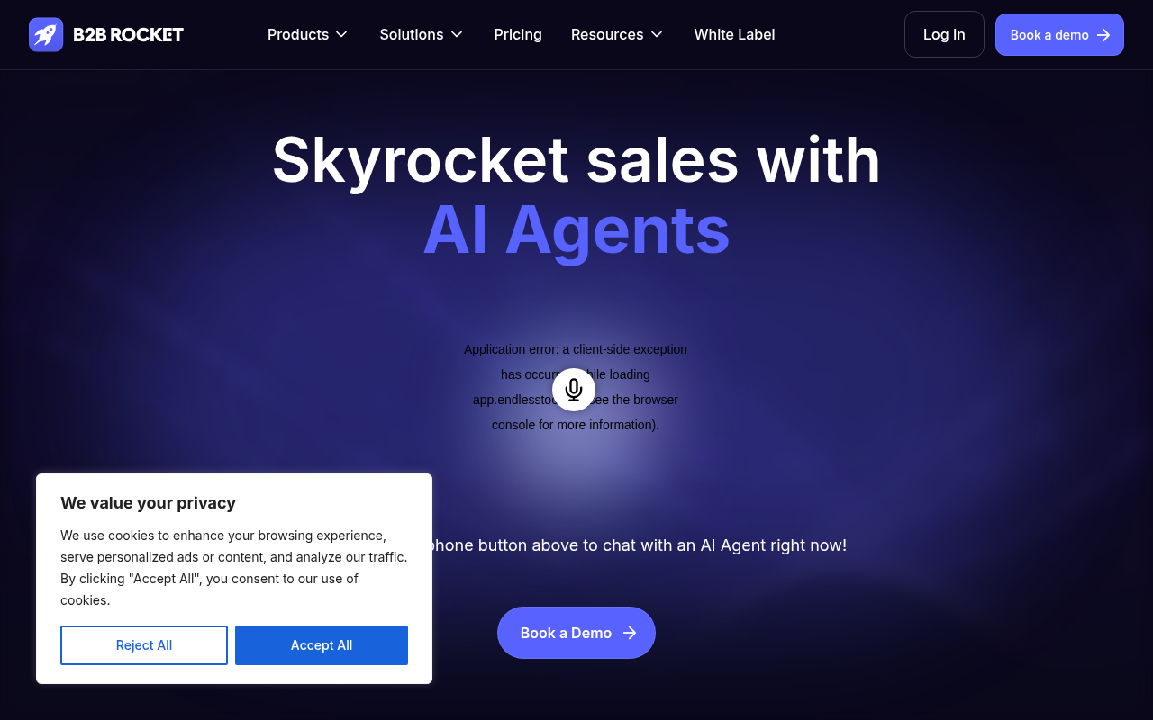 Screenshot of Supercharge Your Sales: A Review of B2B Rocket's AI Agents