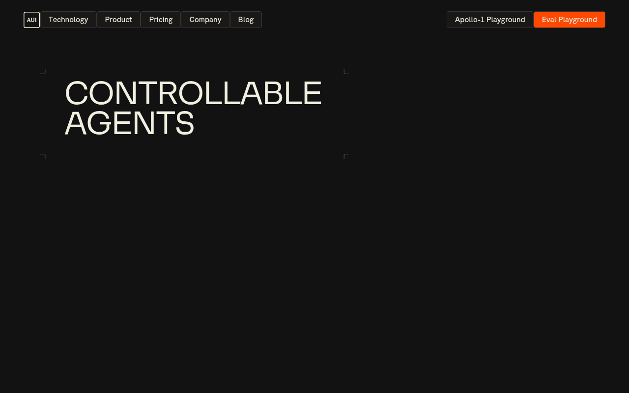 Screenshot of Apollo AI: The Future of Tailored Business Agents