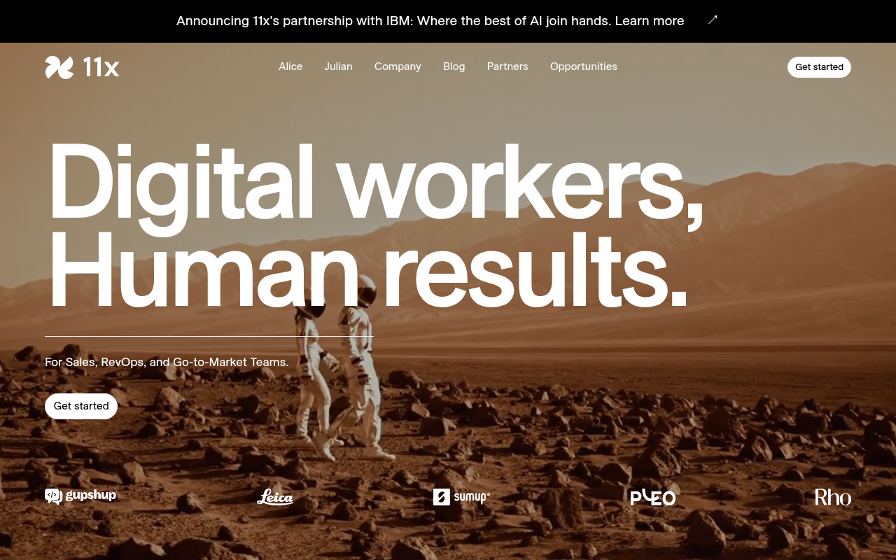 Screenshot of Supercharge Sales: A Deep Dive into 11x AI Digital Workers