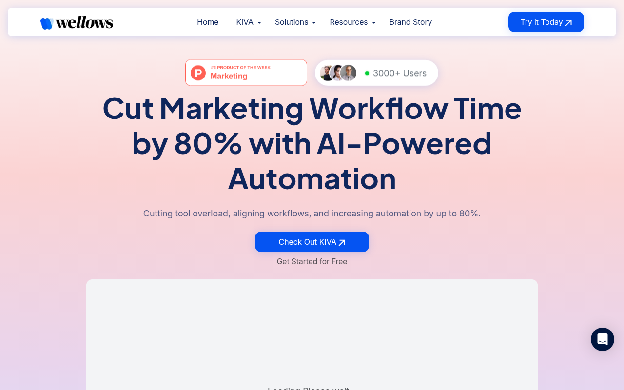 Screenshot of Wellows: AI-Driven Marketing Automation for Inbound Success