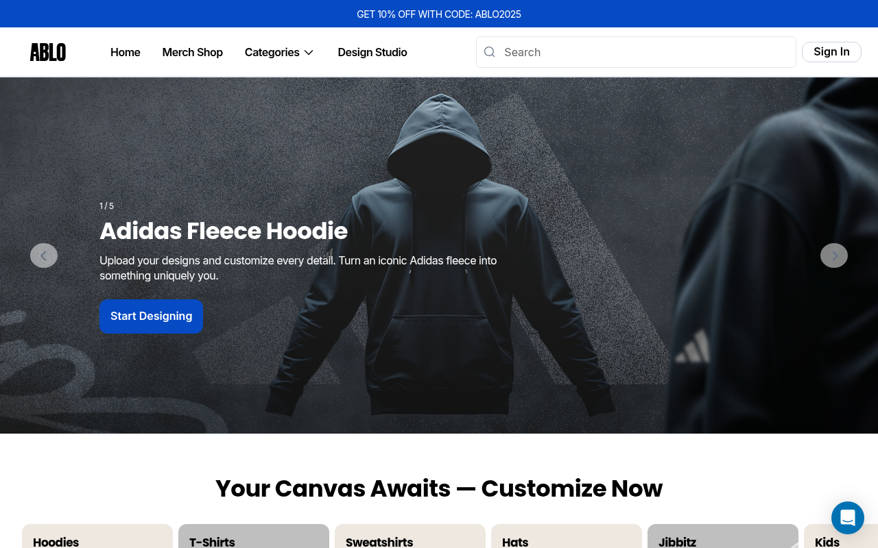 Screenshot of ABLO AI: Design Made Accessible for Everyone