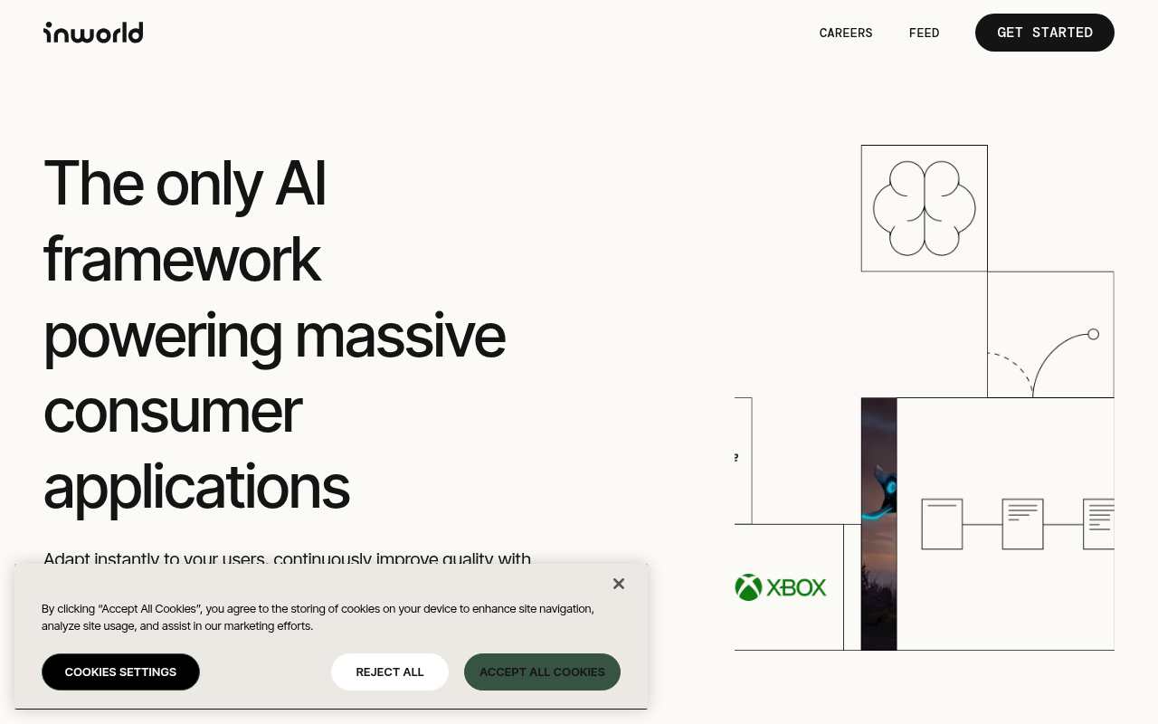 Screenshot of Inworld AI: Create Immersive Real-Time AI Characters for Games and Entertainment