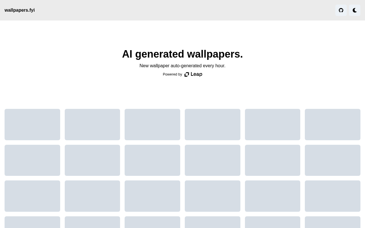 Screenshot of AI Wallpaper Wonderland: Fresh Designs Hourly from Wallpapers by AI