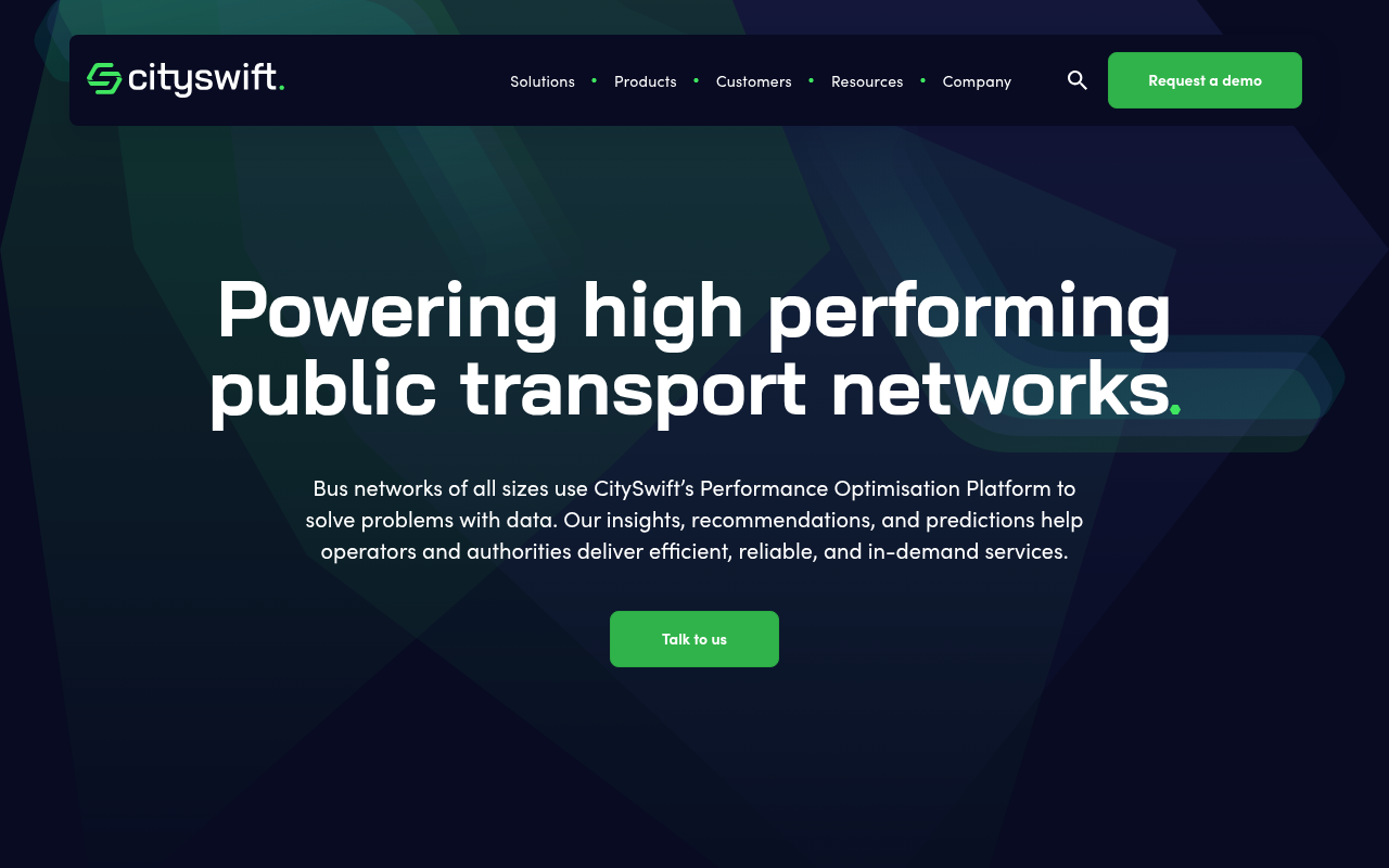Screenshot of CitySwift: AI-Powered Public Transport Optimization