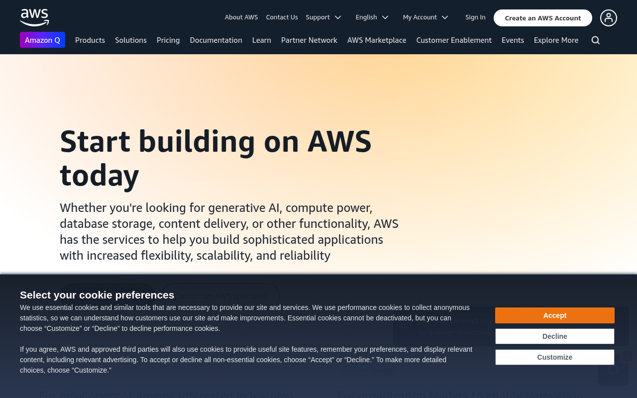 Screenshot of Amazon Web Services (AWS): Your Comprehensive Guide to Cloud Computing Success