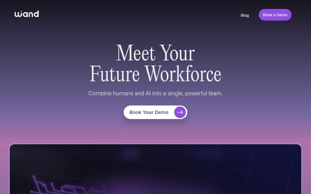Screenshot of Wand AI: Supercharge Your Enterprise with Conversational AI