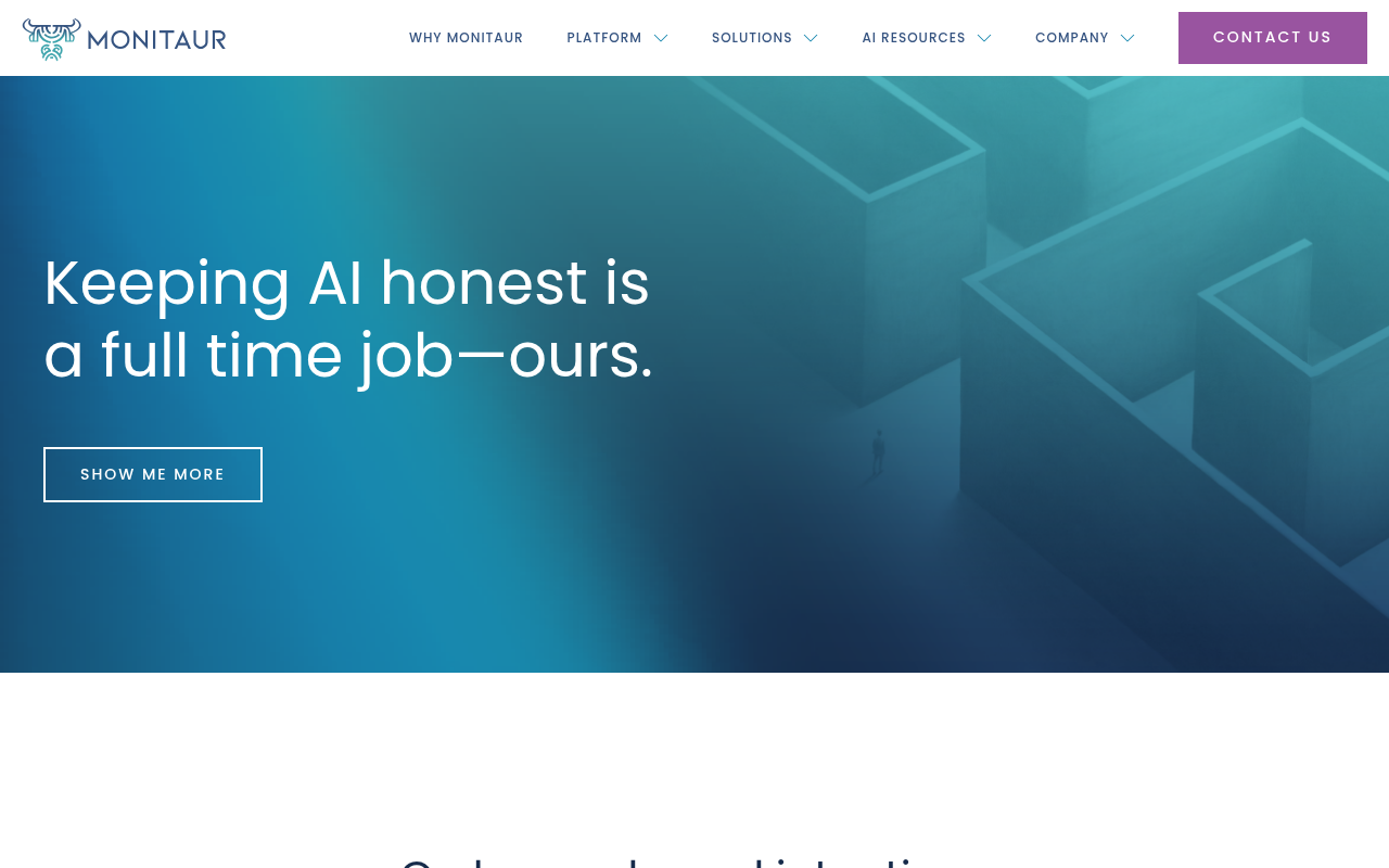 Screenshot of Monitaur: AI Governance & Risk Management Platform Review