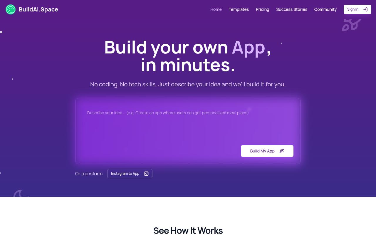 Screenshot of Build AI Apps Effortlessly with BuildAI: A Comprehensive Review