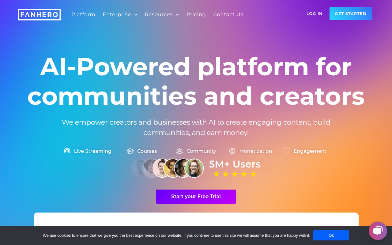 Screenshot of FanHero Review: Supercharge Your Content Monetization & Audience Engagement