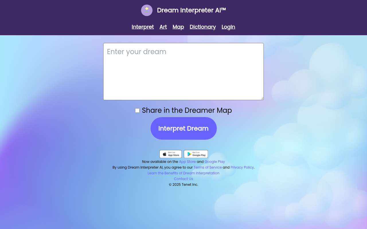Screenshot of Decode Your Dreams: An In-Depth Look at Dream Interpreter AI