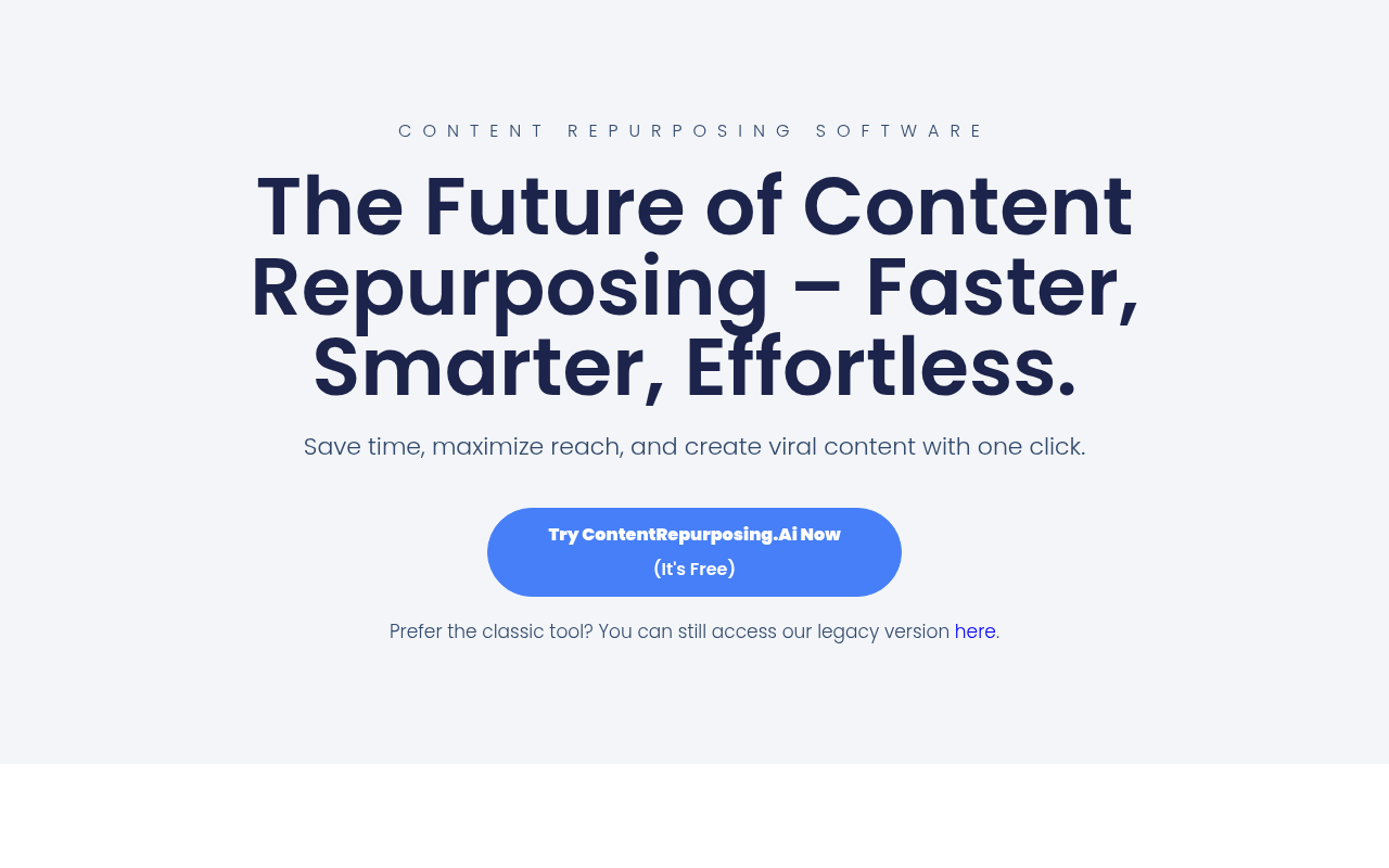 Screenshot of Automata: Effortless Content Repurposing with AI