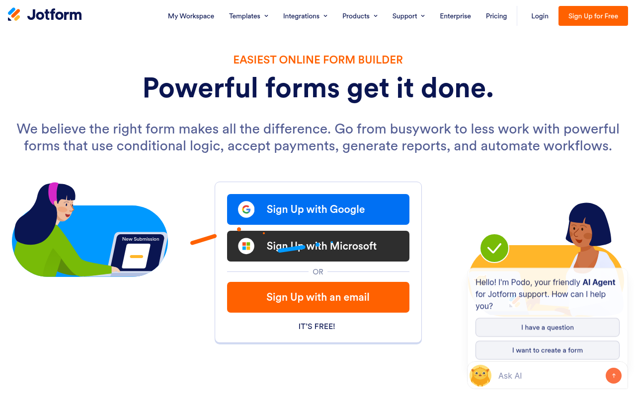 Screenshot of Jotform Review: The Ultimate Drag-and-Drop Form Builder