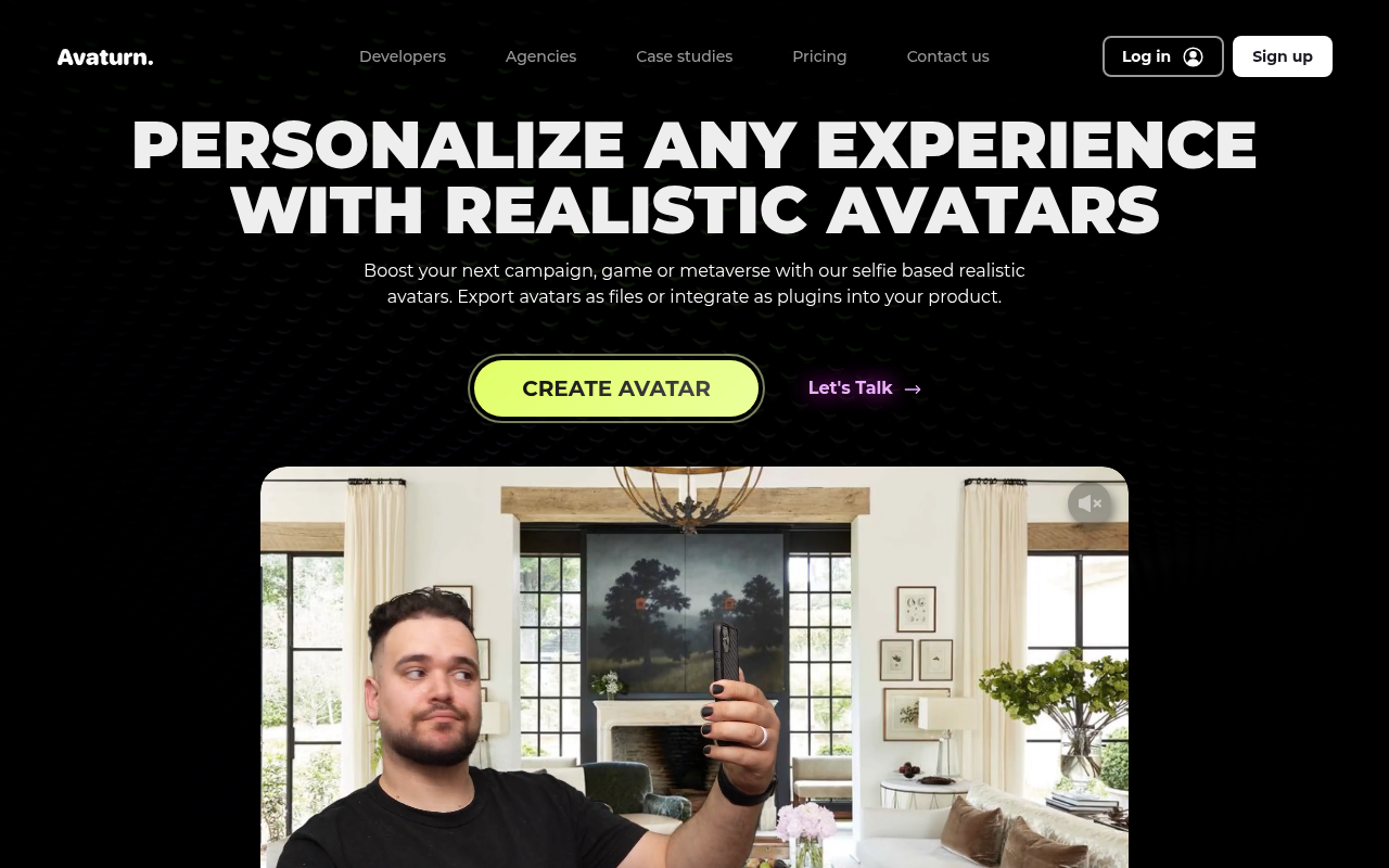 Screenshot of Avaturn: Your AI-Powered Gateway to Realistic 3D Avatars