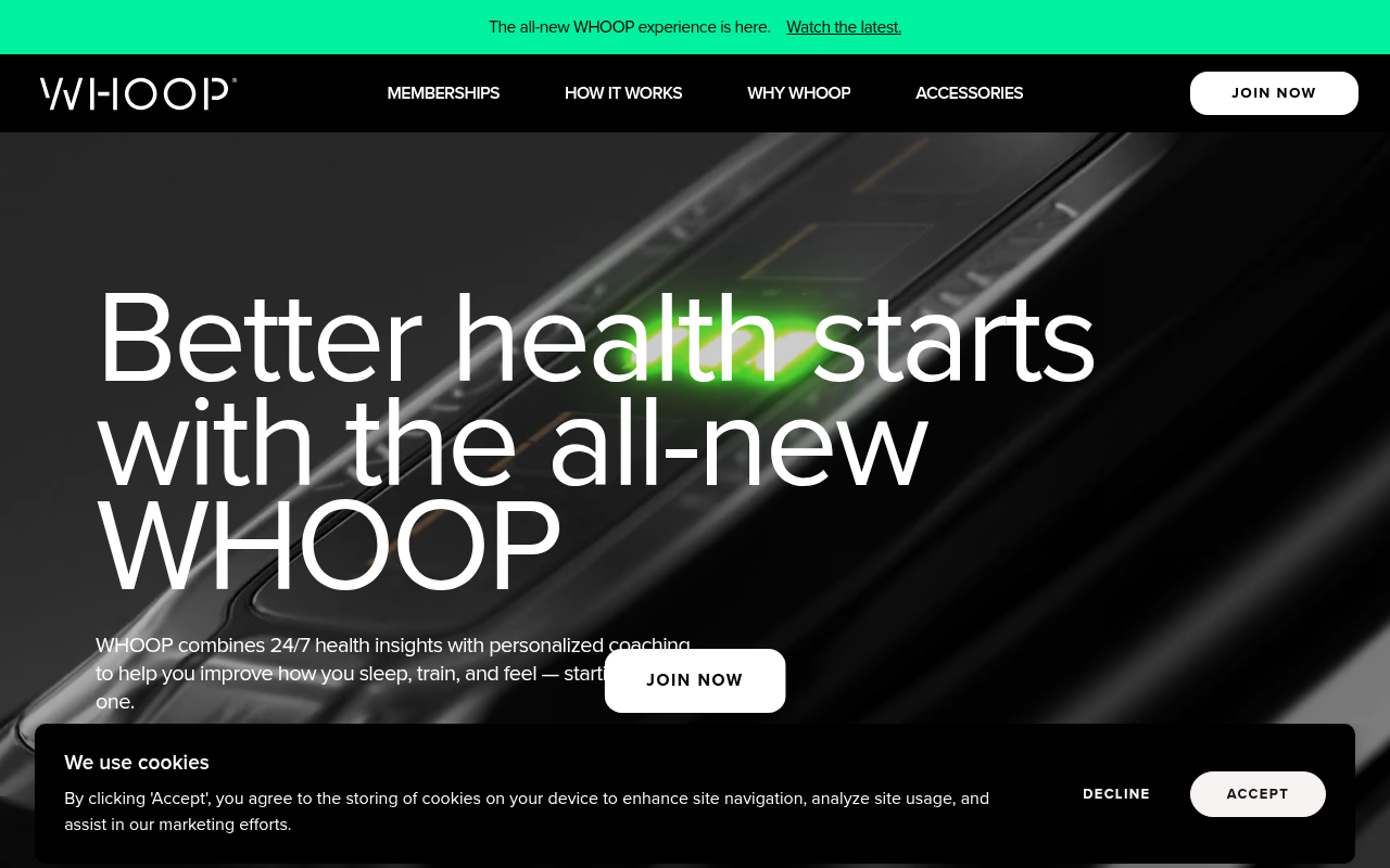 Screenshot of WHOOP Review: Optimize Your Healthspan with AI-Powered Fitness Tracking