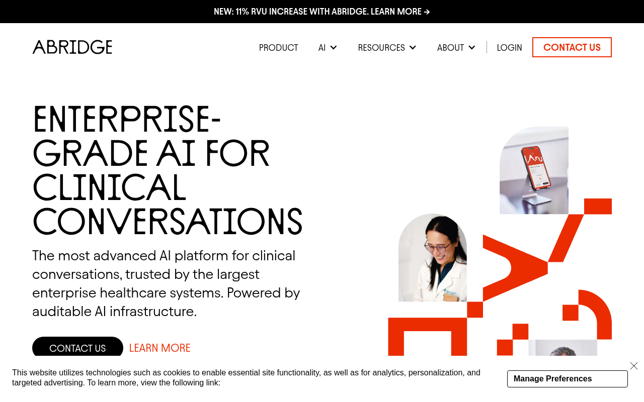 Screenshot of Abridge AI: Revolutionizing Healthcare Communication with Generative AI