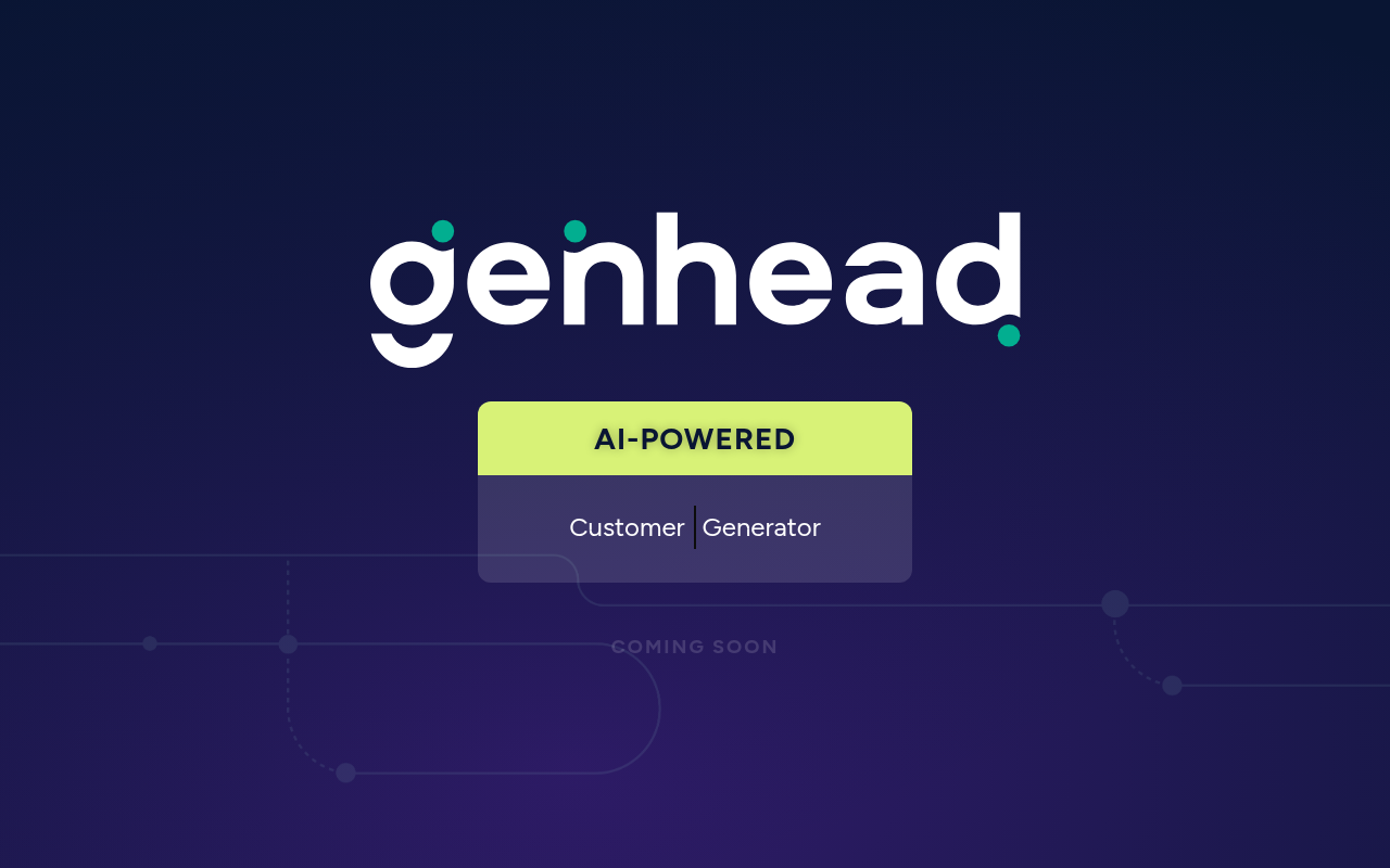 Screenshot of Grow Your Business Faster with GenHead's AI Sales Funnels