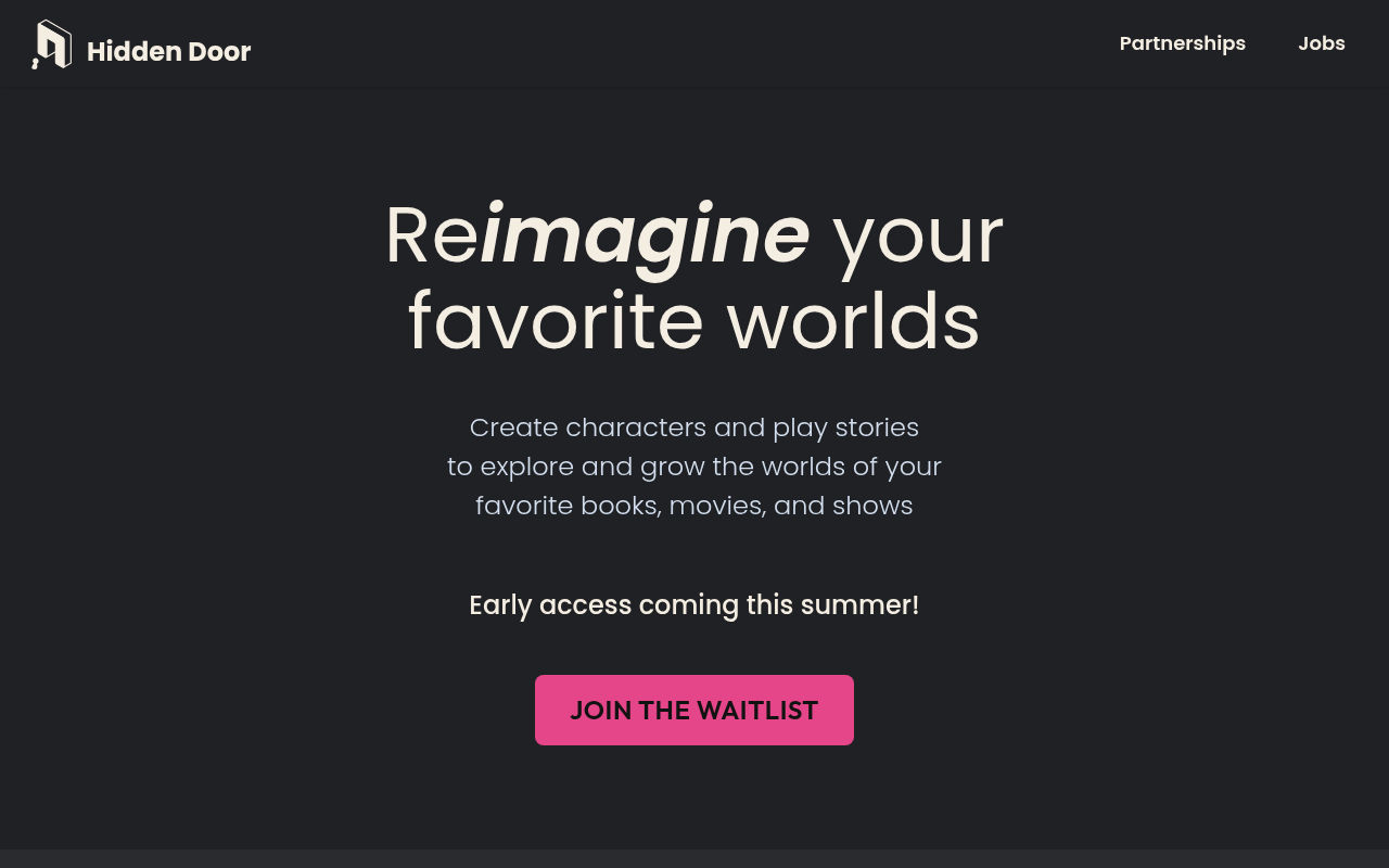 Screenshot of Hidden Door: Step Inside Your Favorite Stories and Become the Hero