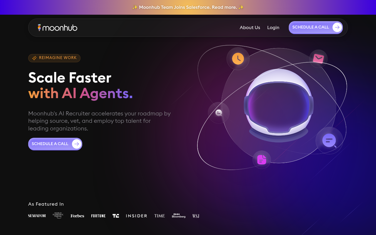 Screenshot of Moonhub Review: AI-Powered Recruiting Revolution