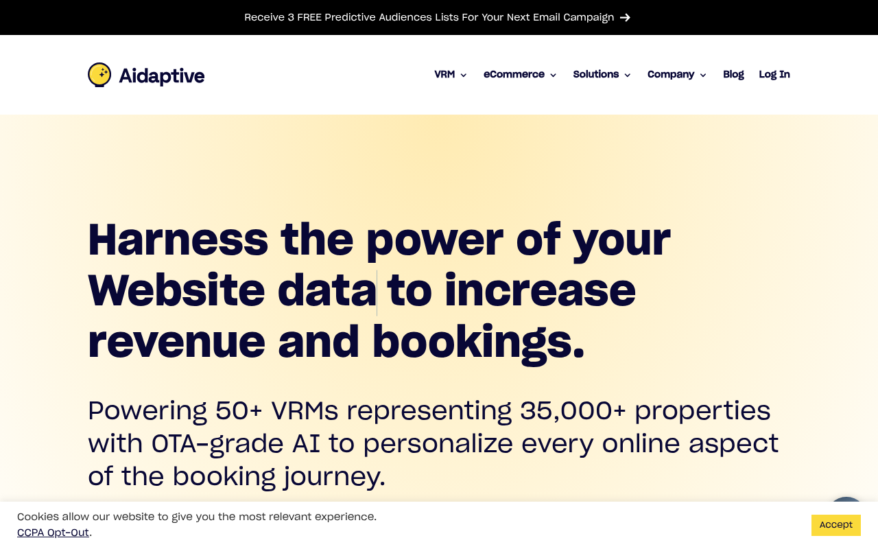 Screenshot of Aidaptive: AI-Powered Personalized Learning for All