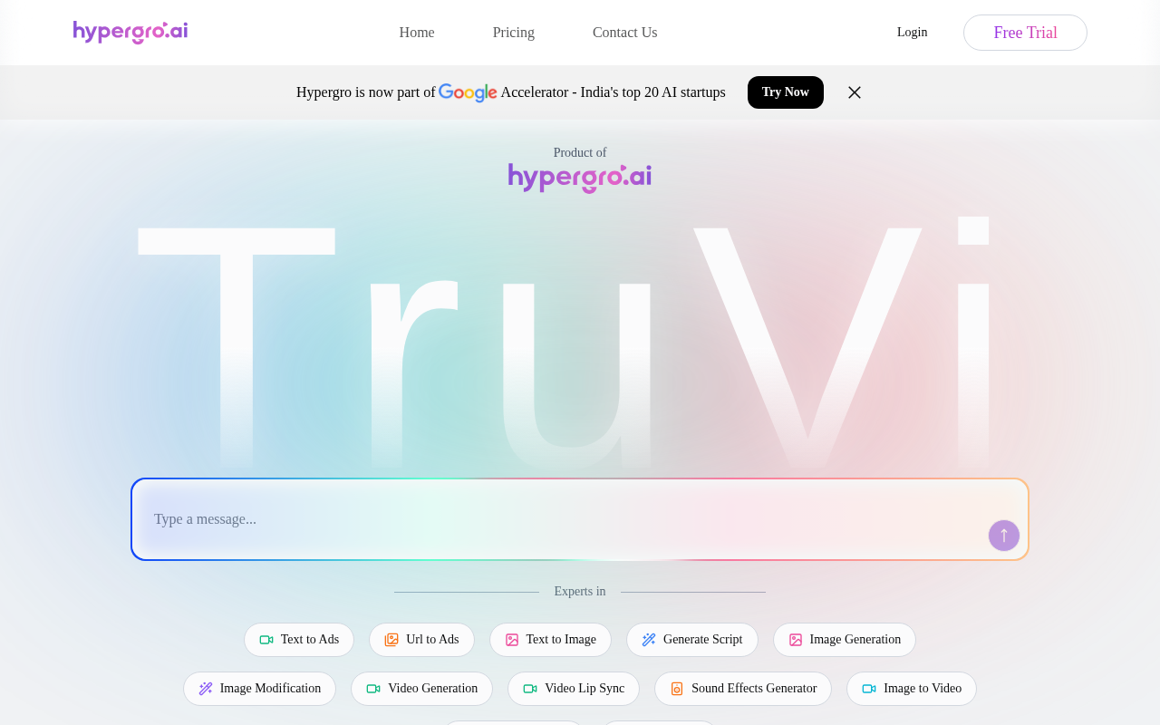 Screenshot of Hypergro AI Review: Effortless AI Video Creation for Marketing
