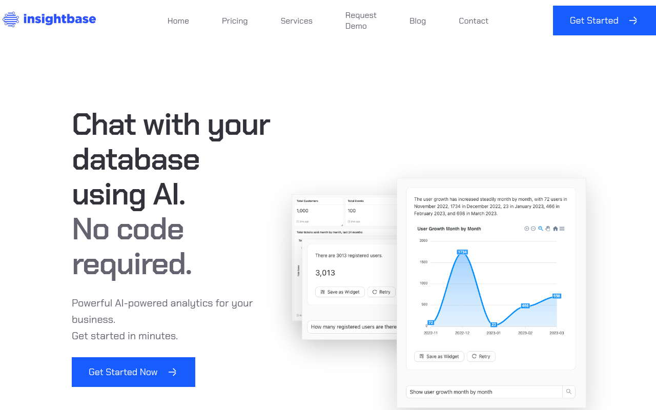 Screenshot of Unlock Your Data: A Deep Dive into InsightBase AI