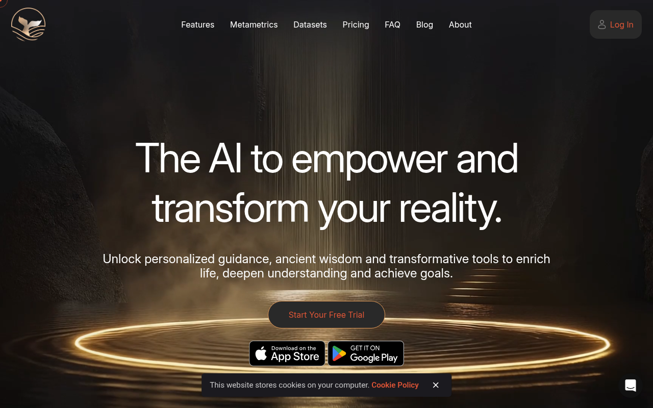 Screenshot of Sibyl AI: Your AI-Powered Spiritual & Mental Wellness Guide