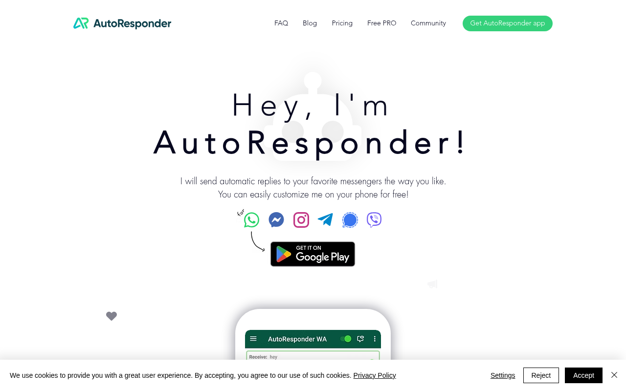 Screenshot of AutoResponder.ai Review: Your 24/7 AI Messaging Assistant