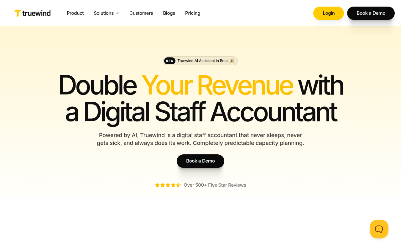 Screenshot of Truewind AI: Automate Your Accounting with AI