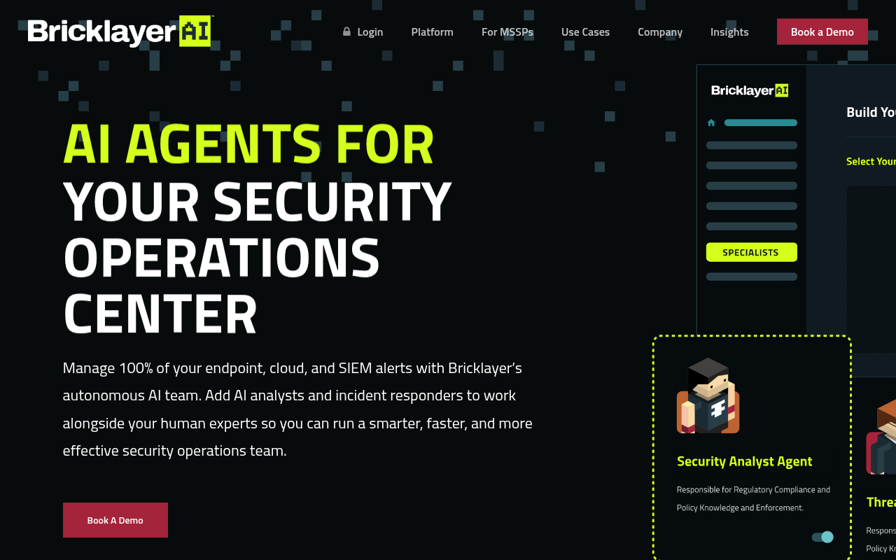 Screenshot of Bricklayer AI Review: Effortless Automation for Your Business