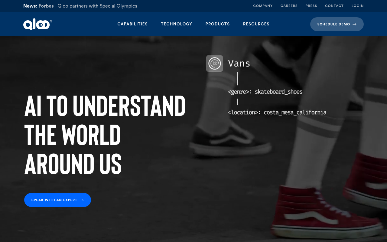 Screenshot of Qloo: AI for Taste-Based Personalization