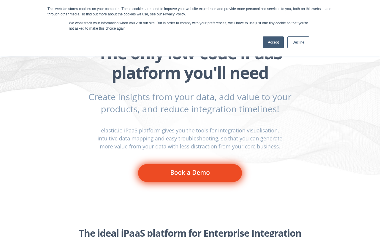 Screenshot of Elastic.io: The AI-Powered Integration Platform for Seamless Connections