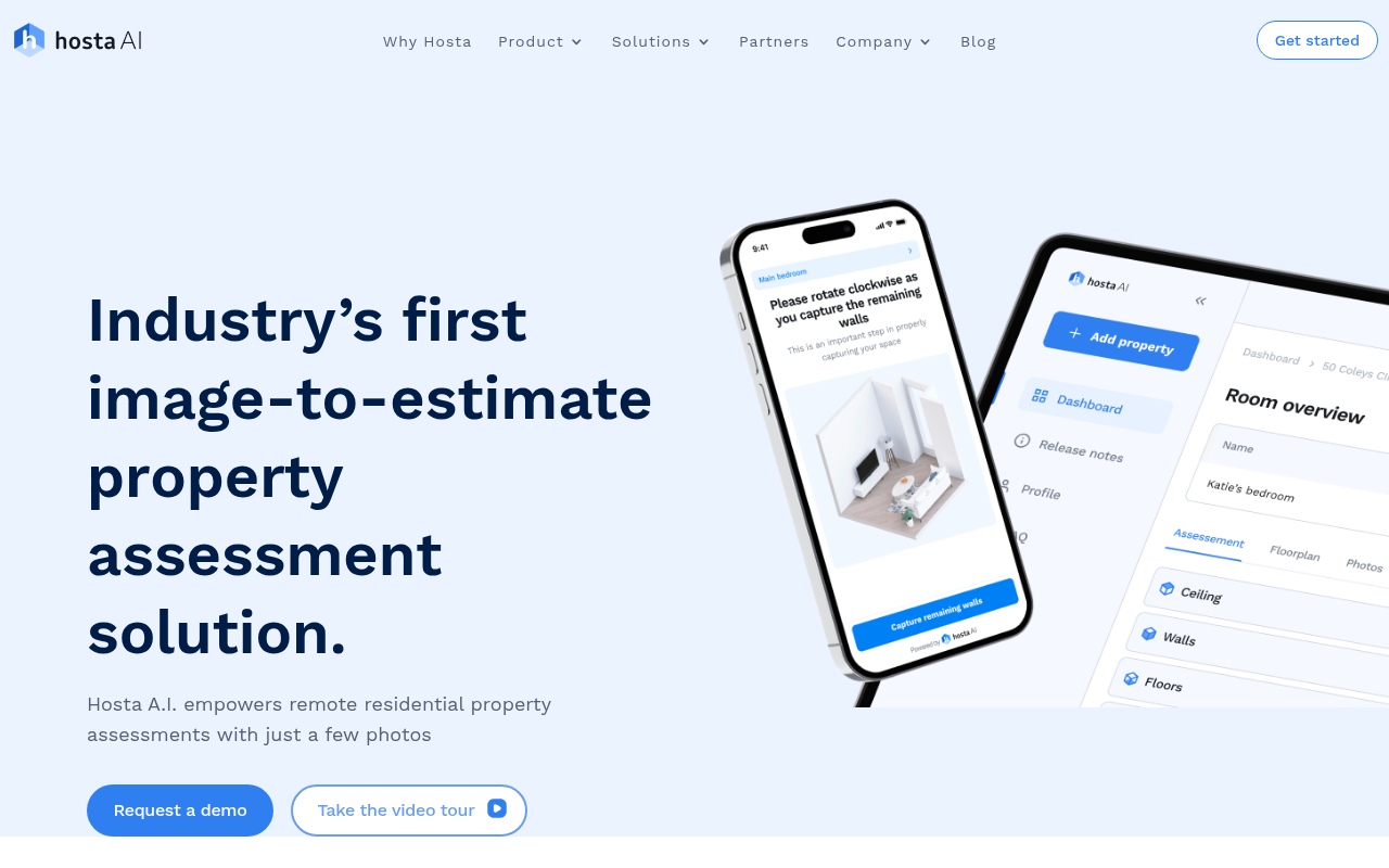 Screenshot of Hosta AI: Transform Your Home Design with AI