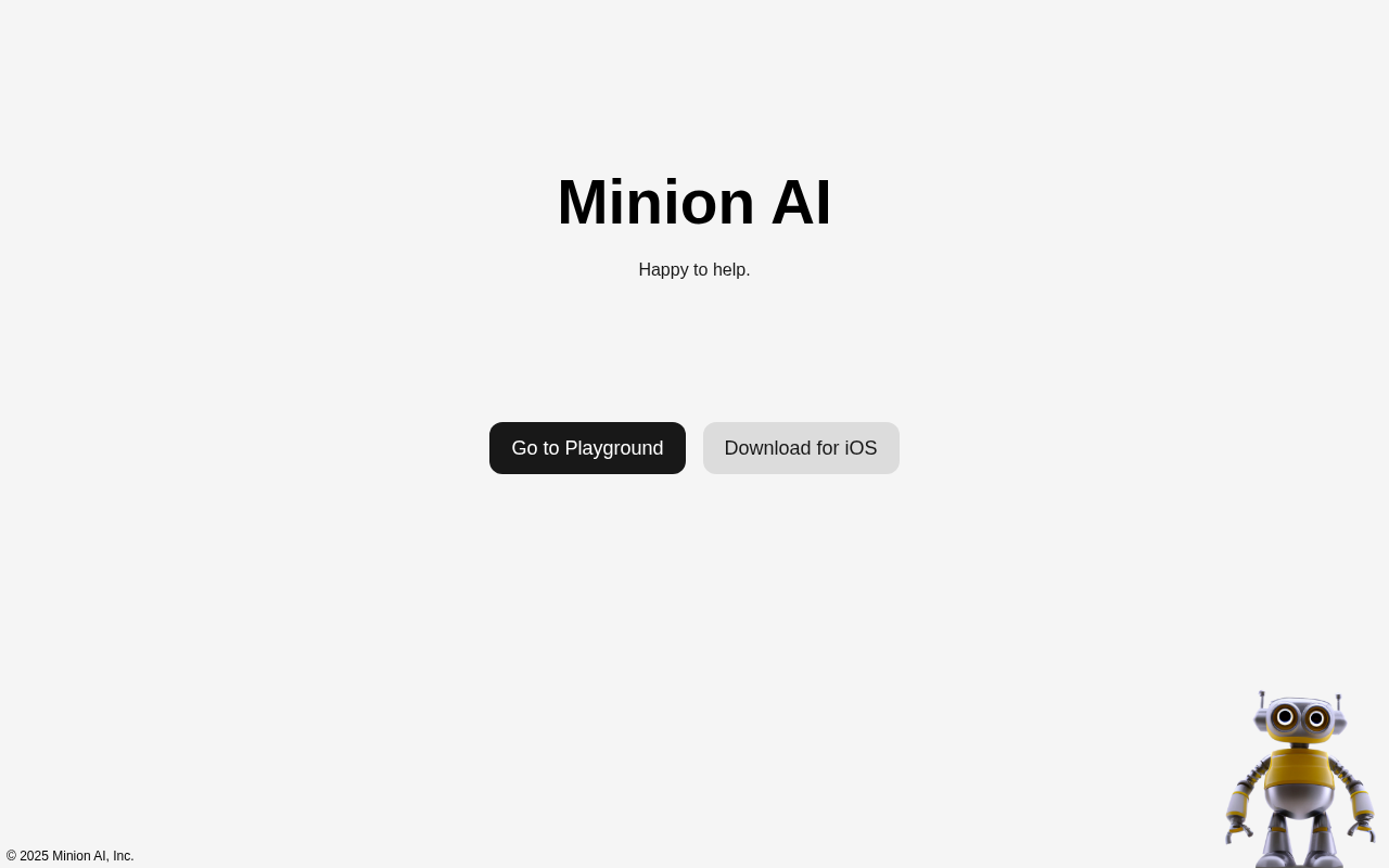 Screenshot of Minion AI: Your Smart Productivity Sidekick