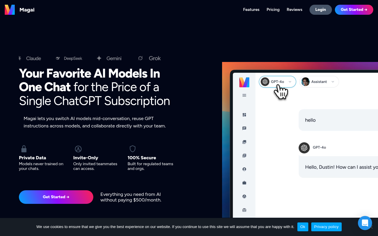 Screenshot of Magai AI Review: The All-in-One Productivity Powerhouse