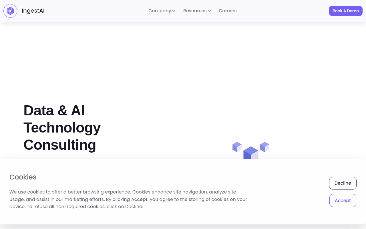 Screenshot of IngestAI.io: Supercharge Your Business with an AI-Powered Knowledge Base