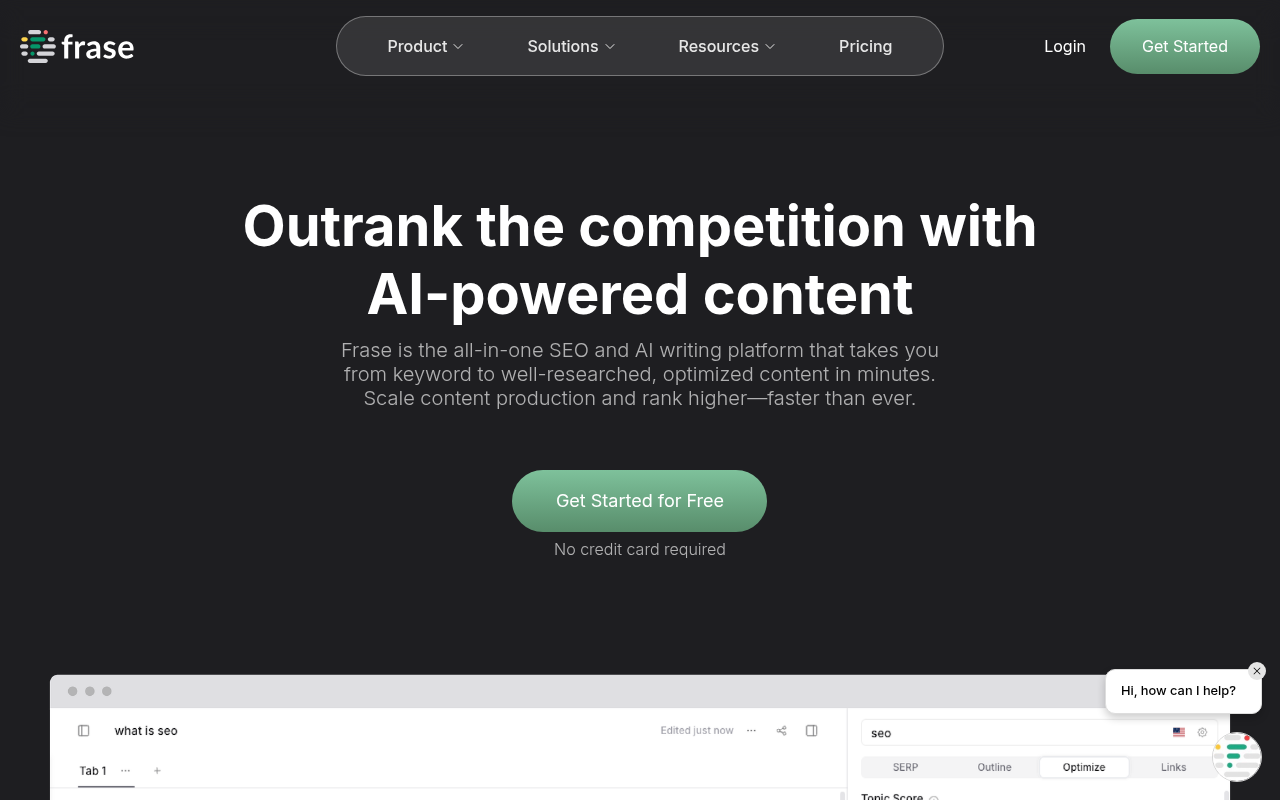 Screenshot of Frase.io Review: AI-Powered SEO Content Optimization