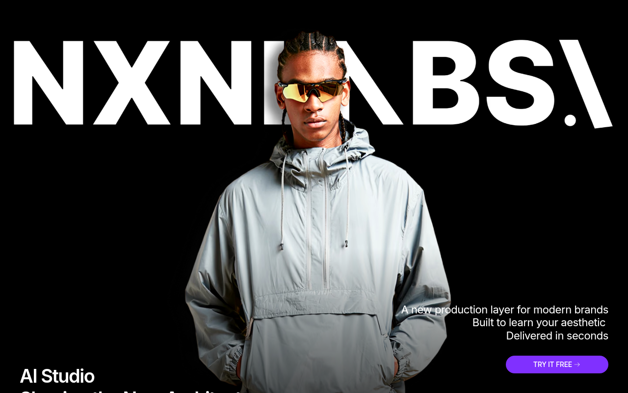 Screenshot of NXN.ai: Your AI Studio for Brand Innovation