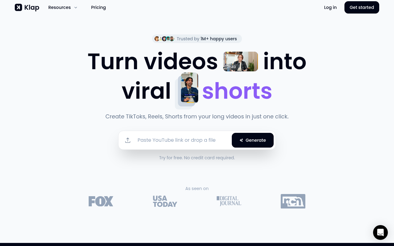 Screenshot of Unlock Viral Potential: A Review of Klap AI Video Repurposing