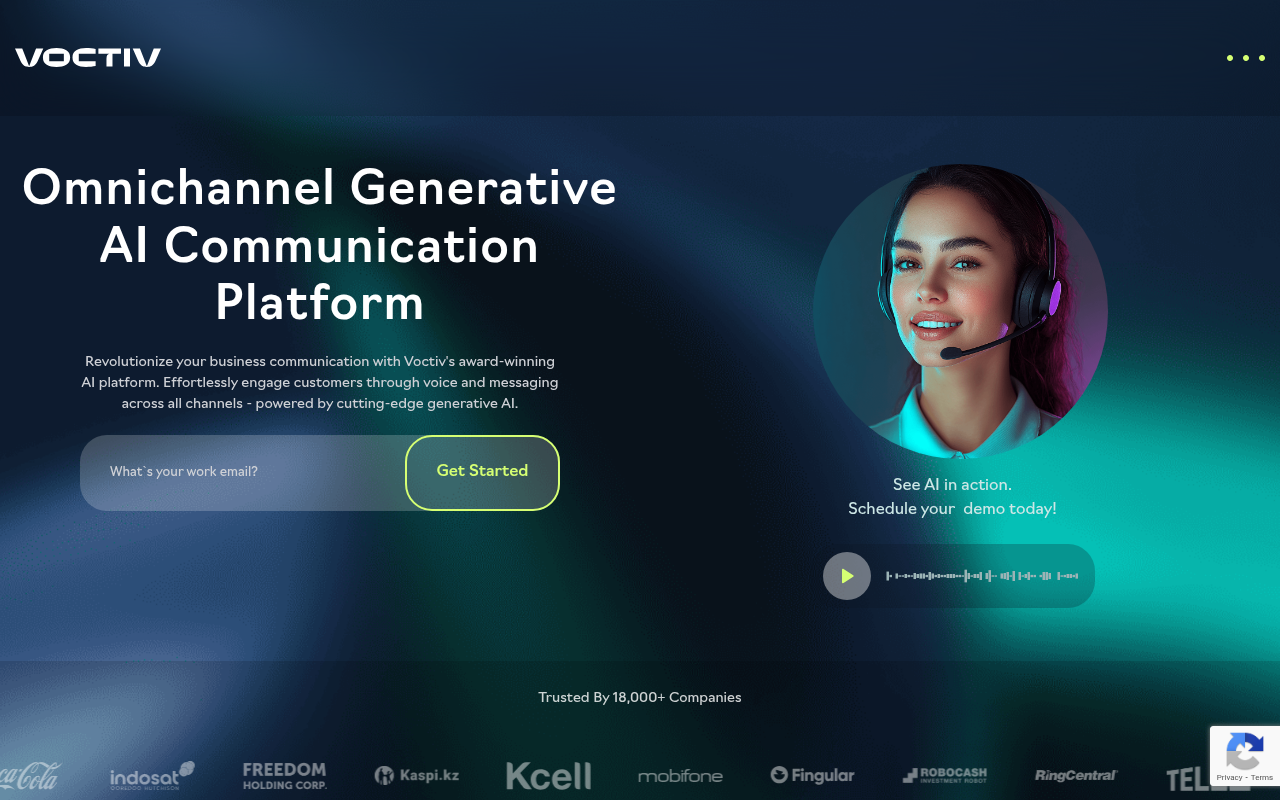 Screenshot of Voctiv AI: Supercharge Your Marketing with Intelligent Insights