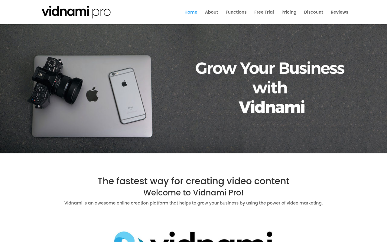 Screenshot of VidnamiPro: AI-Powered Video Creation for Everyone