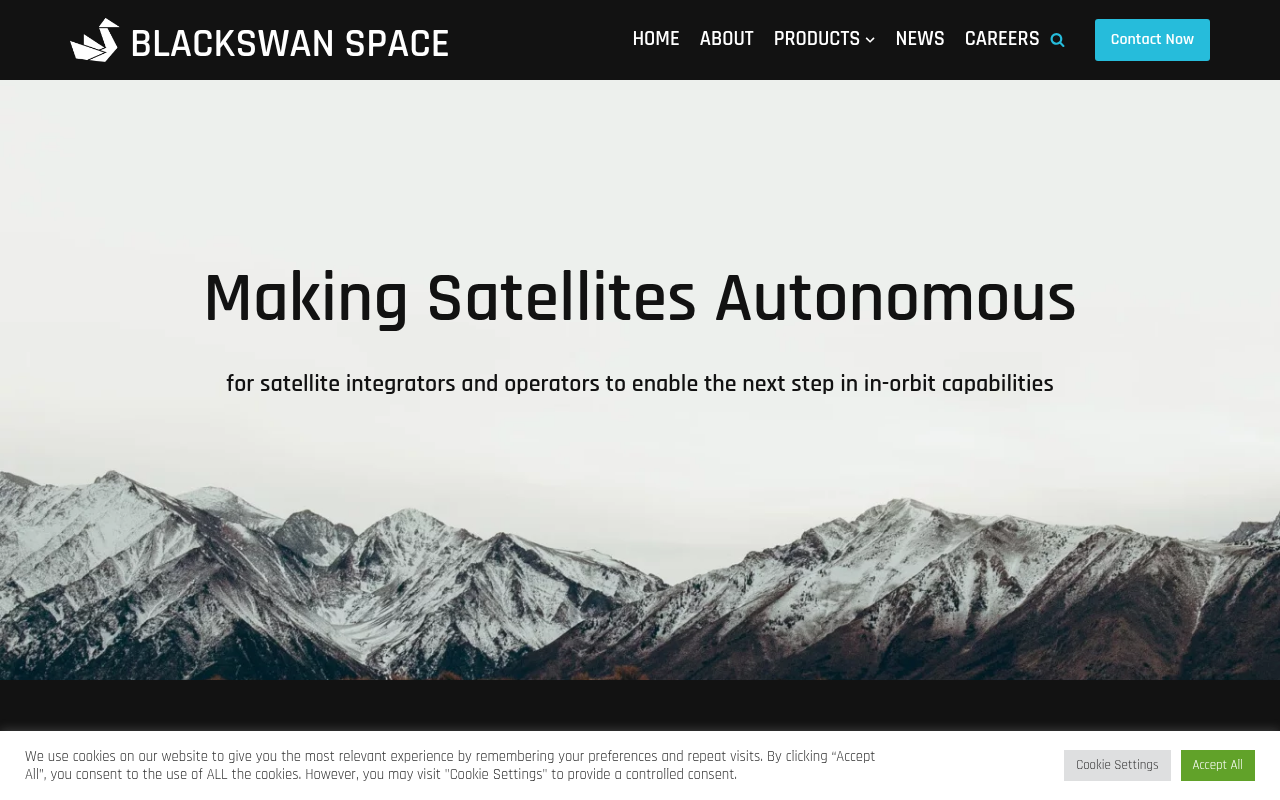 Screenshot of Blackswan Space: Your Path to AI-Powered Autonomy