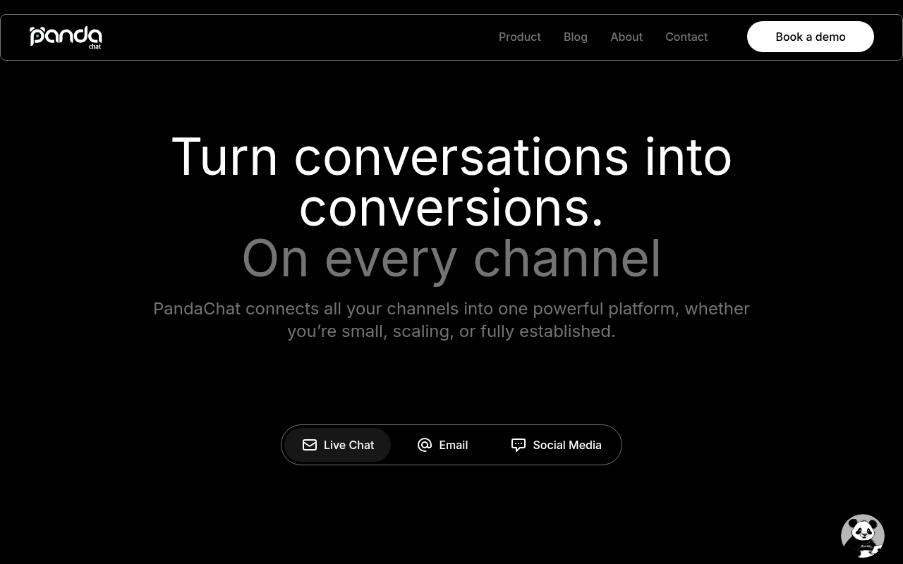 Screenshot of PandaChat: AI-Powered Document Understanding for Instant Insights
