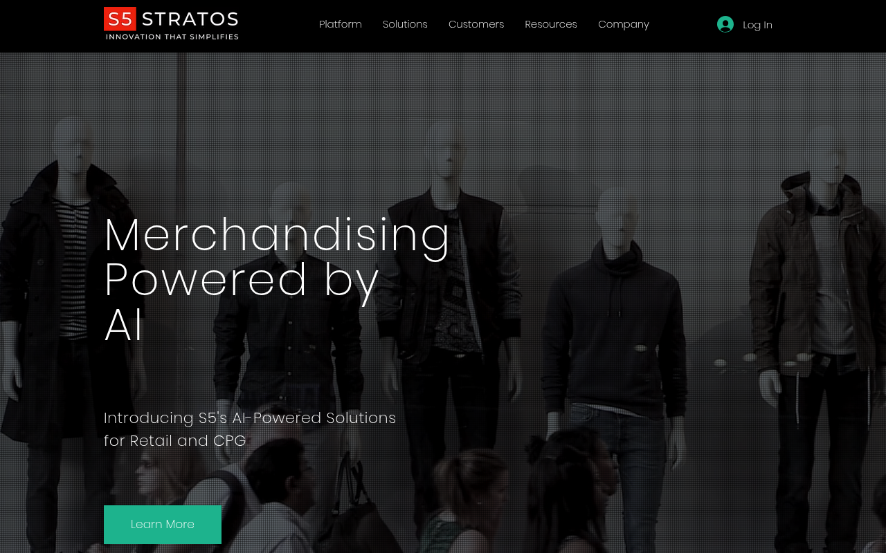 Screenshot of S5 Stratos AI: Revolutionizing Merchandising & Supply Chain