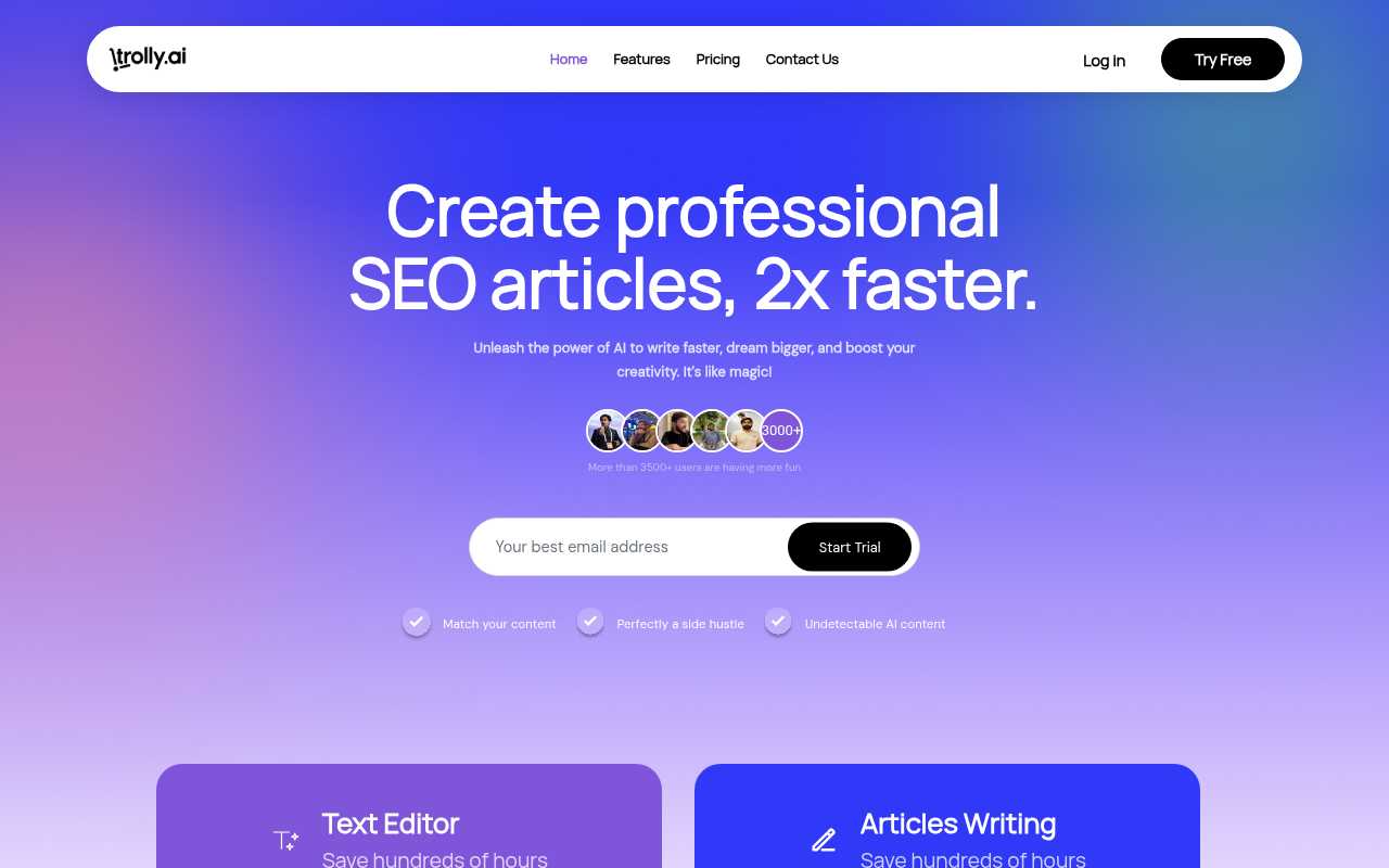Screenshot of Trolly: Your AI-Powered Shopping Assistant