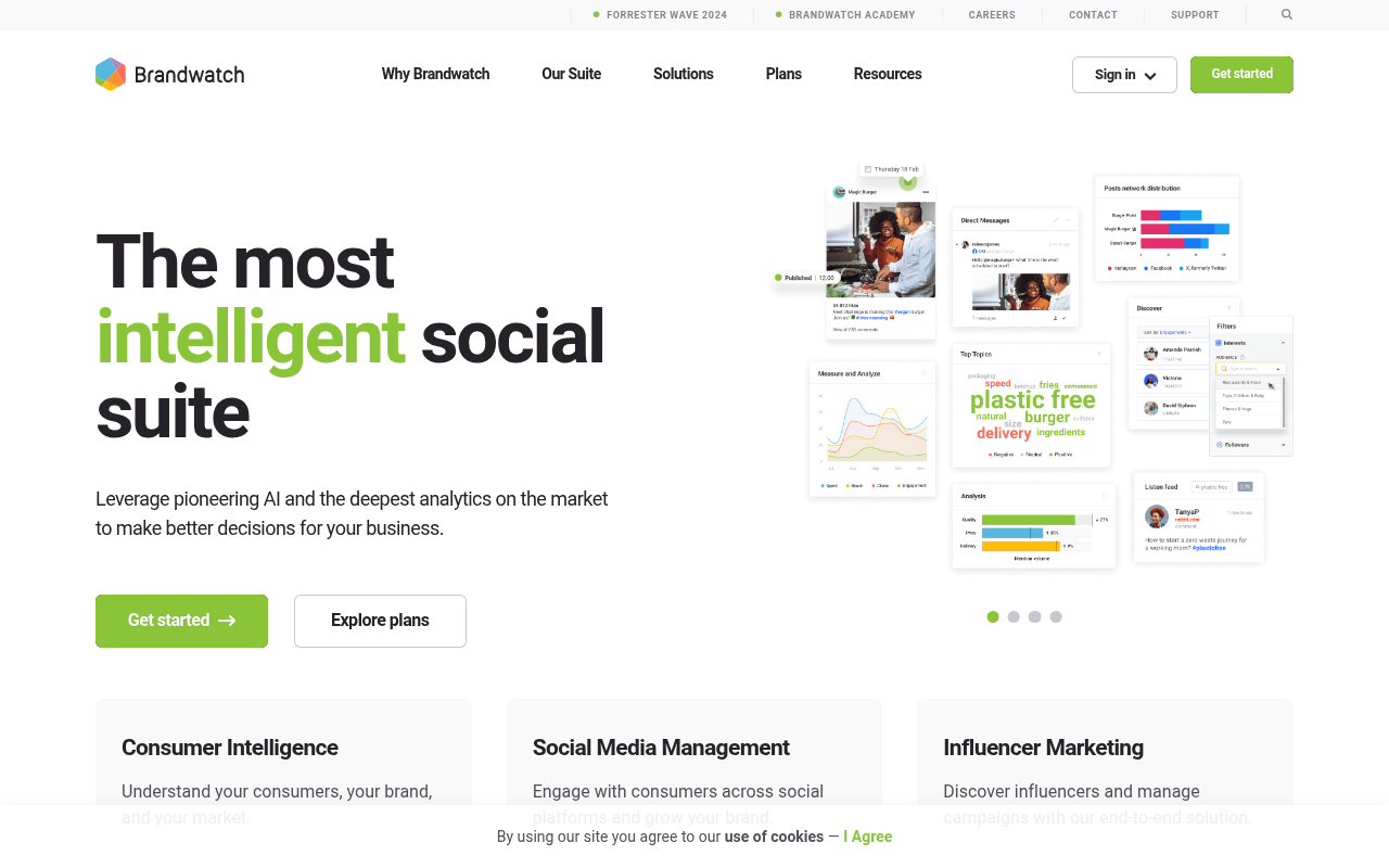 Screenshot of Unlocking Social Insights: A Comprehensive Review of Brandwatch